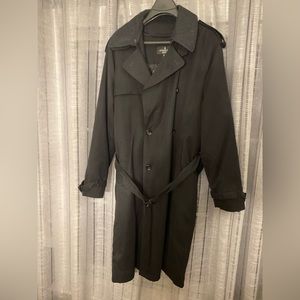 Black London Fog “Iconic Trench Coat”